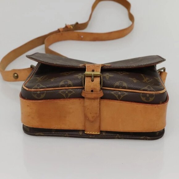 LOUIS VUITTON Monogram Cartesier MM Shoulder Bag M51253 LV Auth 132596 - Picture 6 of 16